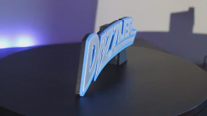 Dazzler 3D printed Comic Logo Art