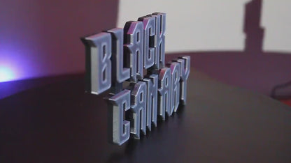 Black Canary 3D printed Comic Logo Art