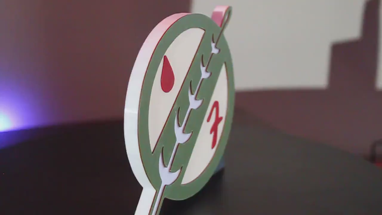 Boba Fett 3D printed Comic Logo Art