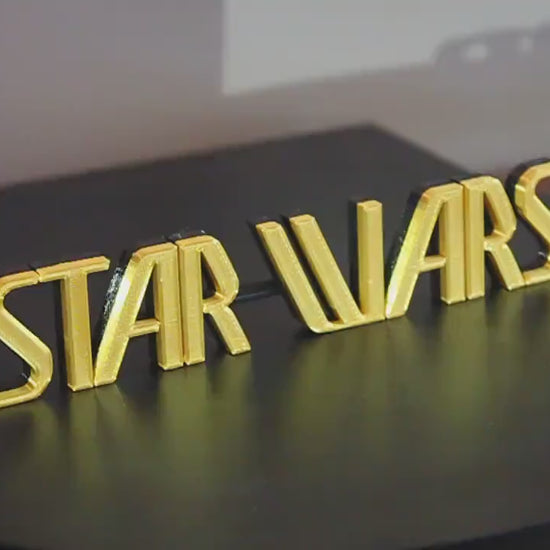 Star Wars 1976 3D printed Logo Art