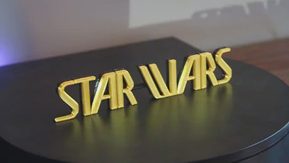 Star Wars 1976 3D printed Logo Art