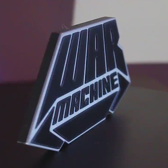 War Machine 3D printed Comic Logo Art