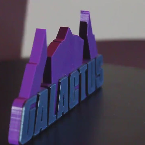 Galactus 3D printed Comic Logo Art