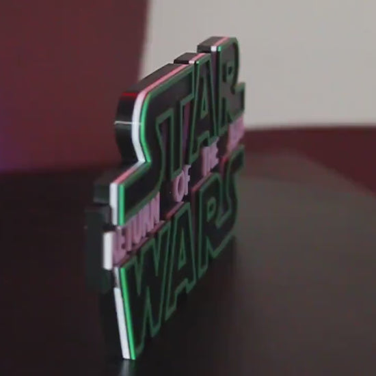 Star Wars Return Of The Jedi 3D printed Logo Art