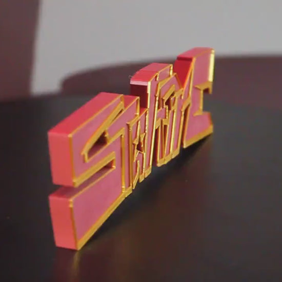 Starfire 3D printed Comic Logo Art