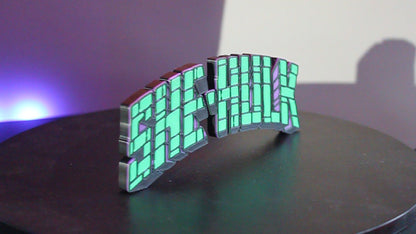 She Hulk 3D printed Logo Sign Wall Desk Shelf Art