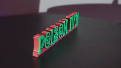 Poison Ivy 3D printed Comic Logo Art