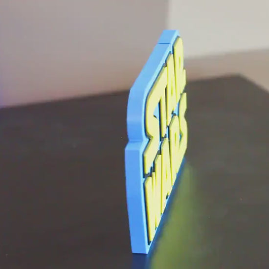 Star Wars 3D printed Logo Art