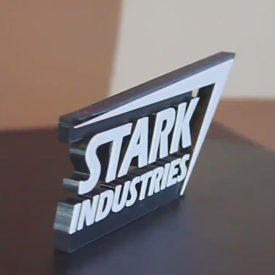 Stark Industries 3D printed Comic Logo Art