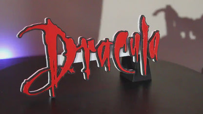 Dracula 3D printed Logo Art