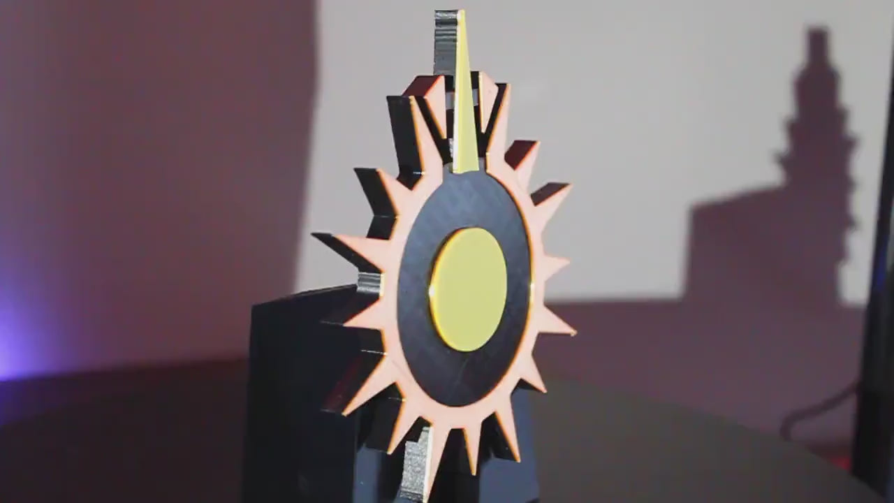 Black Sun crime syndicate 3D printed Logo Art