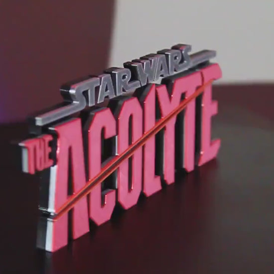 The Acolyte 3D printed Logo Art