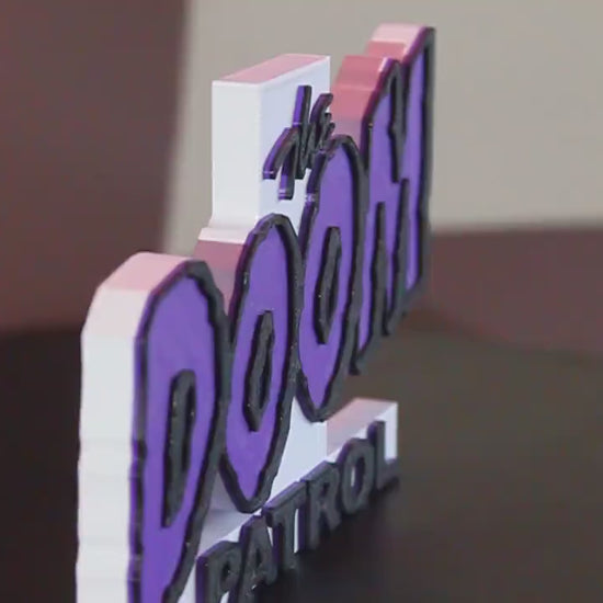 Doom Patrol 3D printed Comic Logo Art