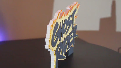 Ghost Rider 3D printed Comic Logo Art