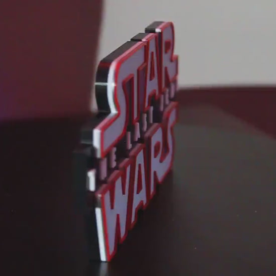 Star Wars The Last Jedi 3D printed Logo Art