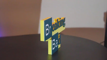 Breaking Bad 3D printed Logo Art