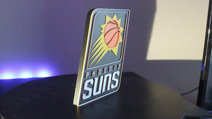 Phoenix Suns 3D printed Logo Sign Wall Desk Shelf Art