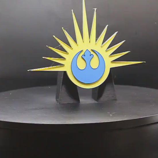 New Republic 3D printed Logo Art