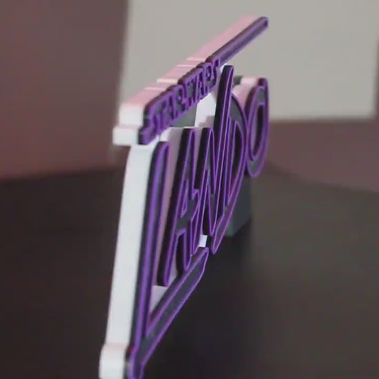 Lando 3D printed Logo Art