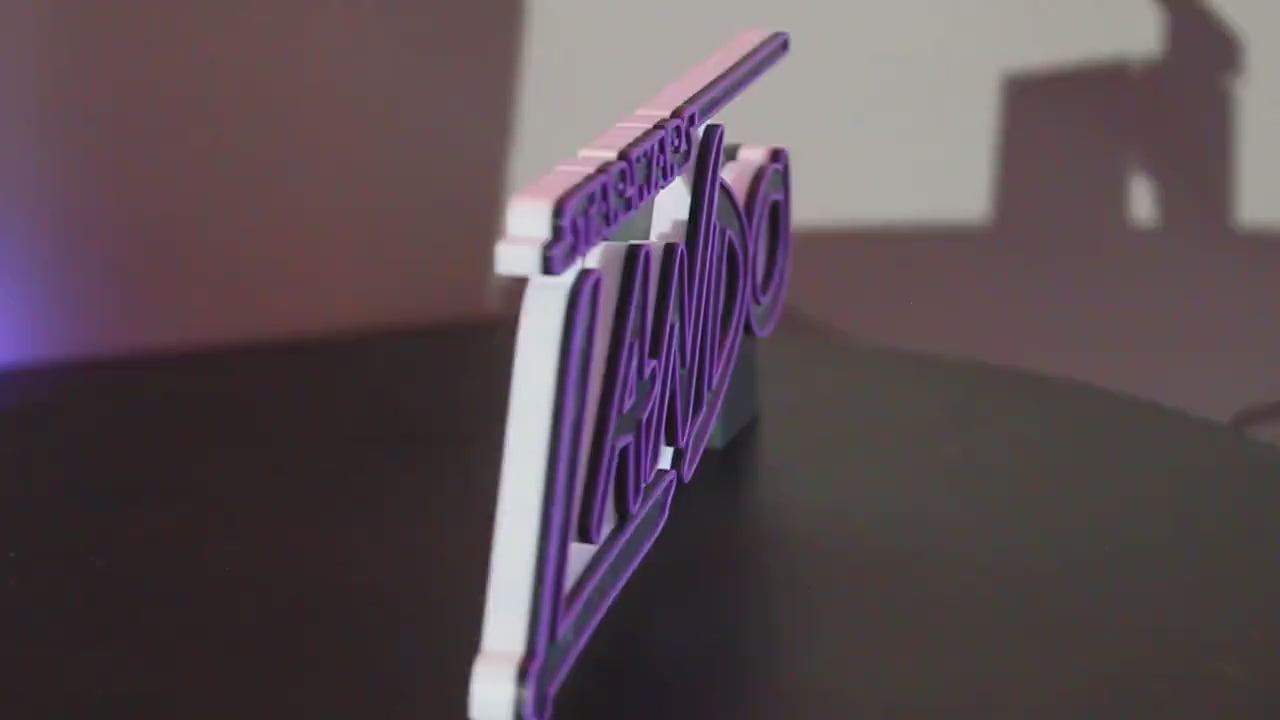 Lando 3D printed Logo Art