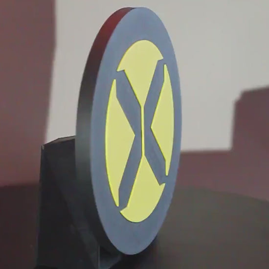 X-Men 3D printed Comic Logo Art