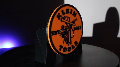 Klein Tools 3D printed Logo Sign Wall Desk Shelf Art