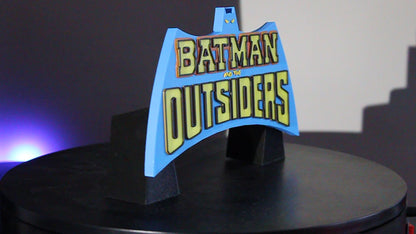 Batman and the Outsiders 3D printed Logo Sign Wall Desk Shelf Art