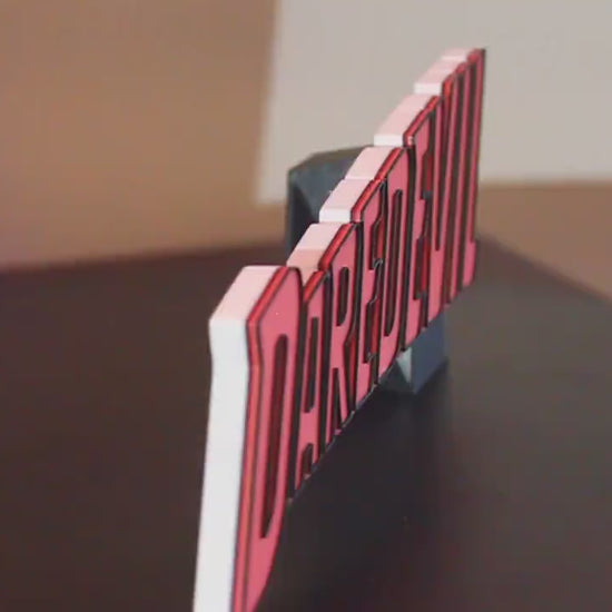 Daredevil 3D printed Comic Logo Art