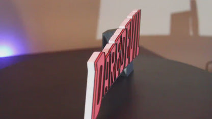 Daredevil 3D printed Comic Logo Art