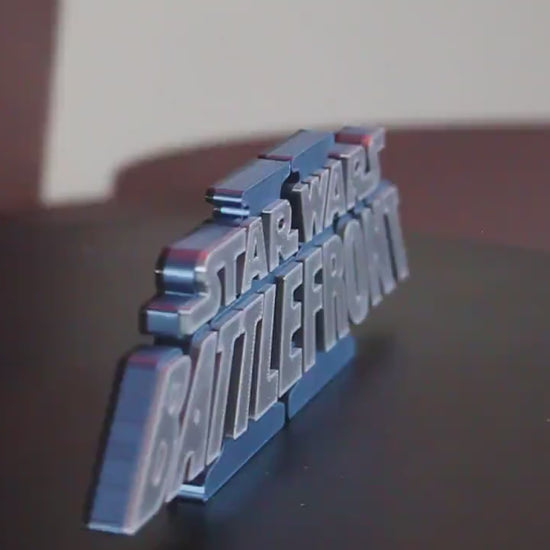 Battlefront II Video Game 3D printed Logo Art