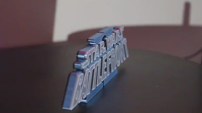 Battlefront II Video Game 3D printed Logo Art