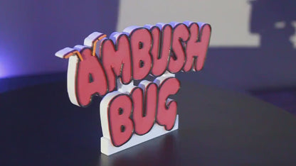 Ambush Bug DC 3D printed Comic Logo Art