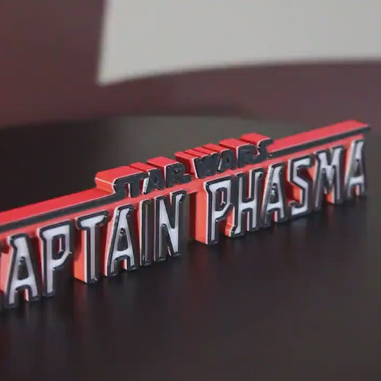 Captain Phasma 3D printed Logo Art