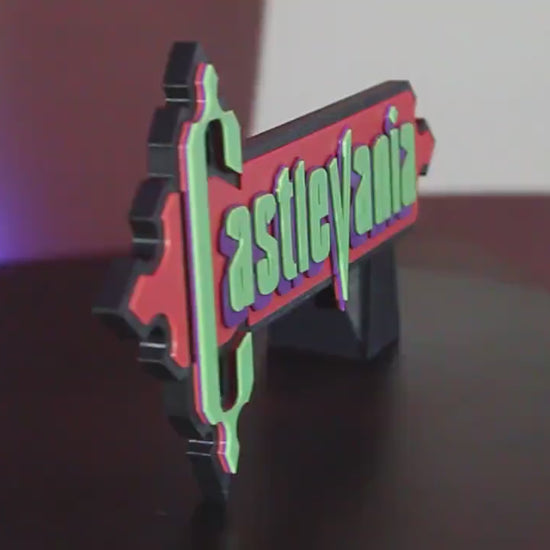 Castlevania 3D printed Logo Art