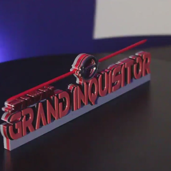 Grand Inquisitor 3D printed Logo Art