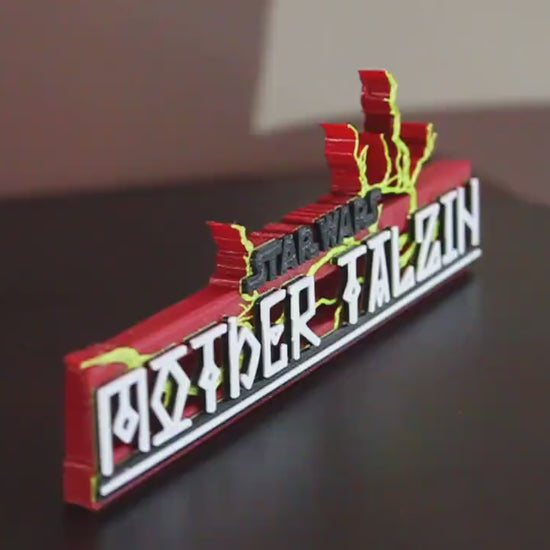 Mother Talzin 3D printed Logo Art