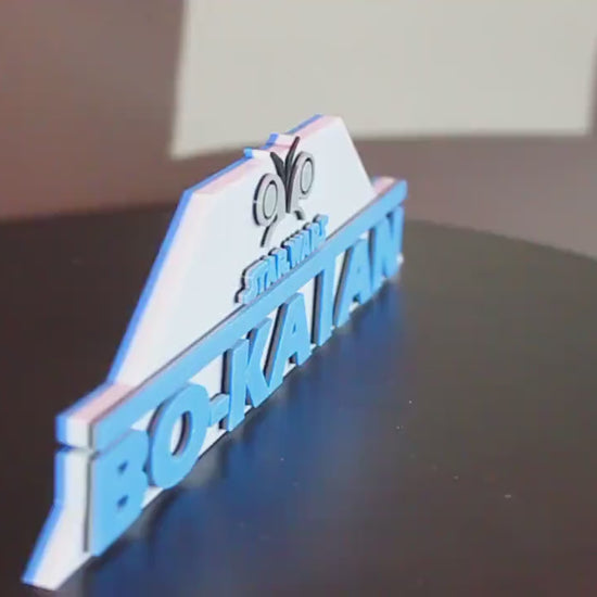 Bo-Katan 3D printed Logo Art