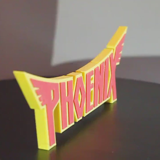 Phoenix 3D printed Comic Logo Art