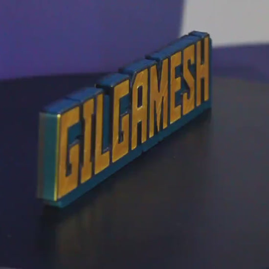 Gilgamesh 3D printed Comic Logo Art