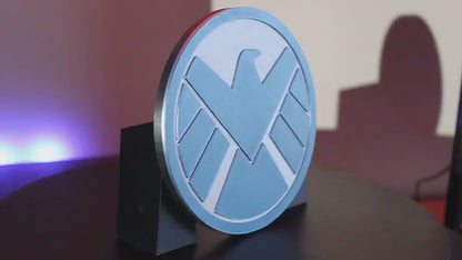 Shield 3D printed Comic Logo Art