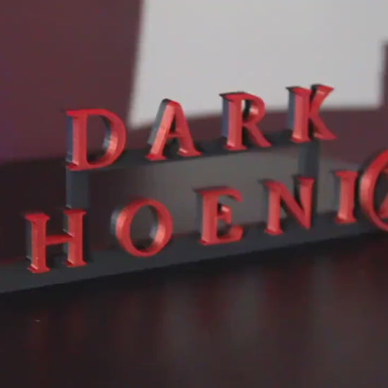 Dark Phoenix 3D printed Comic Logo Art