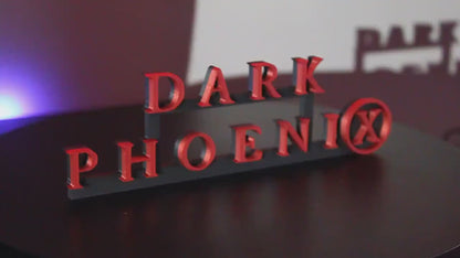 Dark Phoenix 3D printed Comic Logo Art