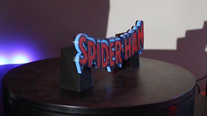 Spider-Ham 3D printed Logo Sign Wall Desk Shelf Art