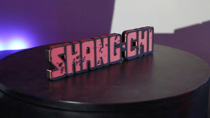 Shang-Chi 3D printed Logo Sign Wall Desk Shelf Art