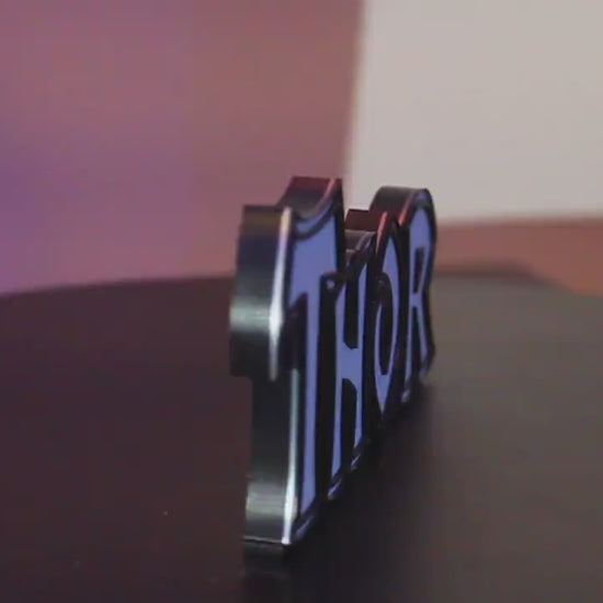 Thor 3D printed Comic Logo Art