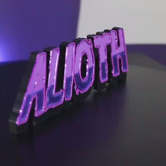 Alioth 3D printed Comic Logo Art