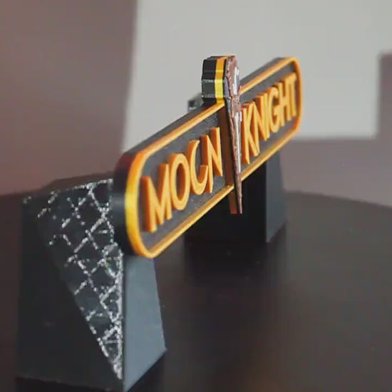 Moon Knight 3D printed Comic Logo Art