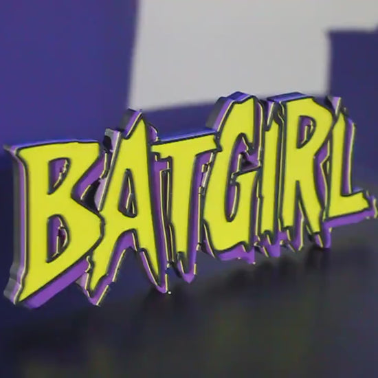 Batgirl 3D printed Comic Logo Art