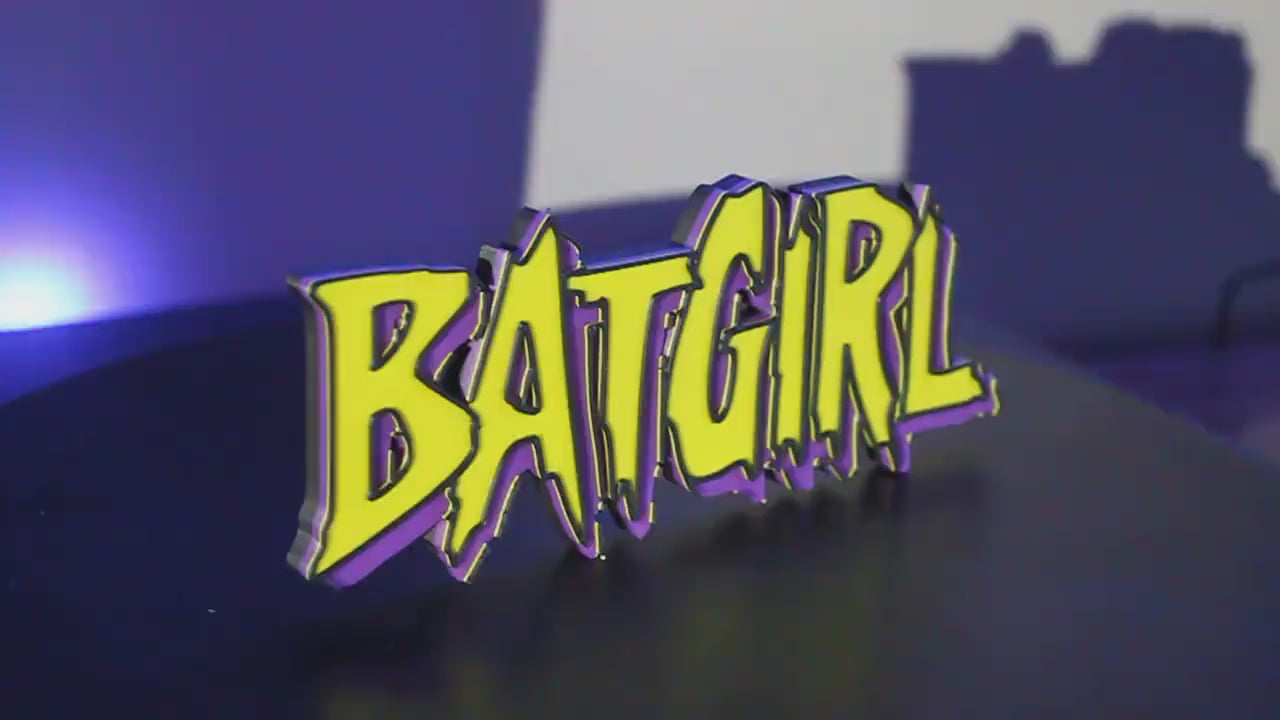 Batgirl 3D printed Comic Logo Art