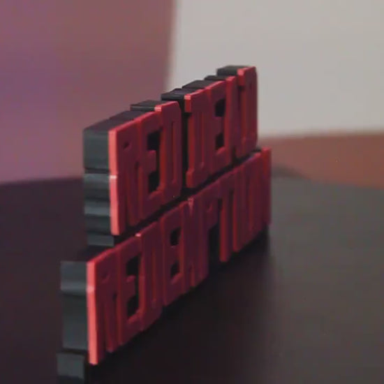 Red Dead Redemption 3D printed Logo Art